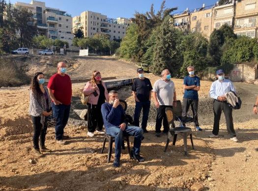 עבודות לפינוי קרקע מזוהמת במתחם תע"ש בית הכרם